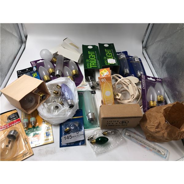 Large Assortment Of Lightbulbs