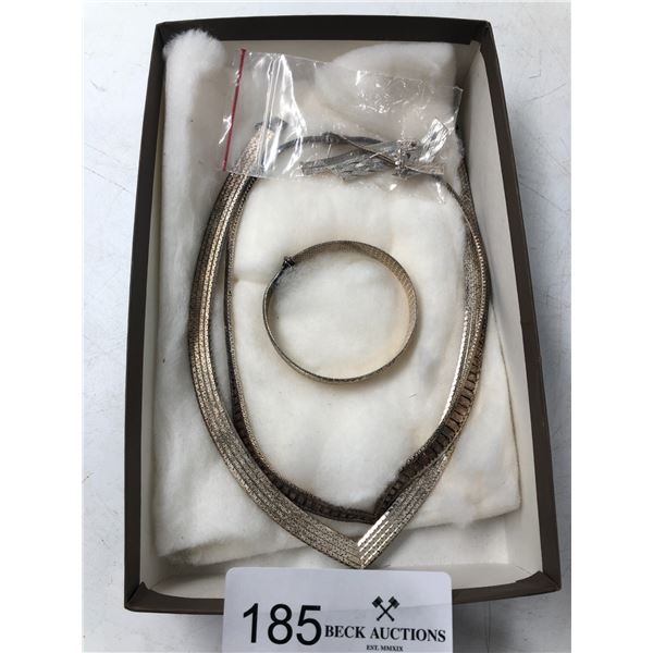 Set Of Sterling Silver Jewelry