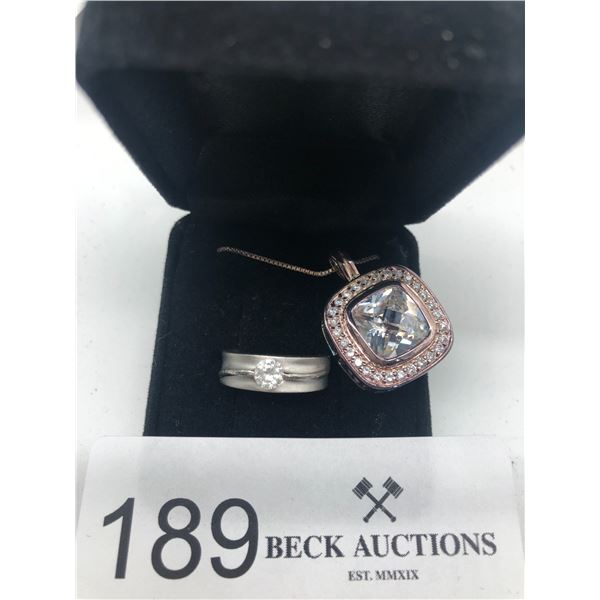 Beautiful Set Of Sterling Silver Jewelry