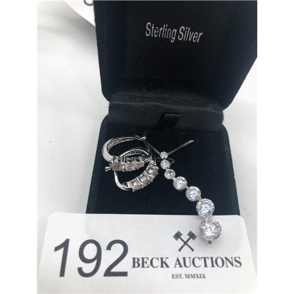 Beautiful Set Of Sterling Silver Jewelry