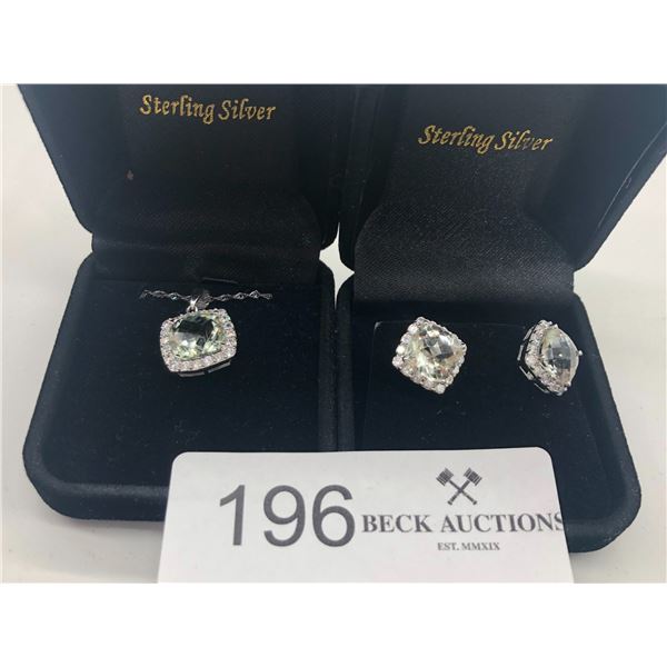 Beautiful Set Of Sterling Silver Jewelry