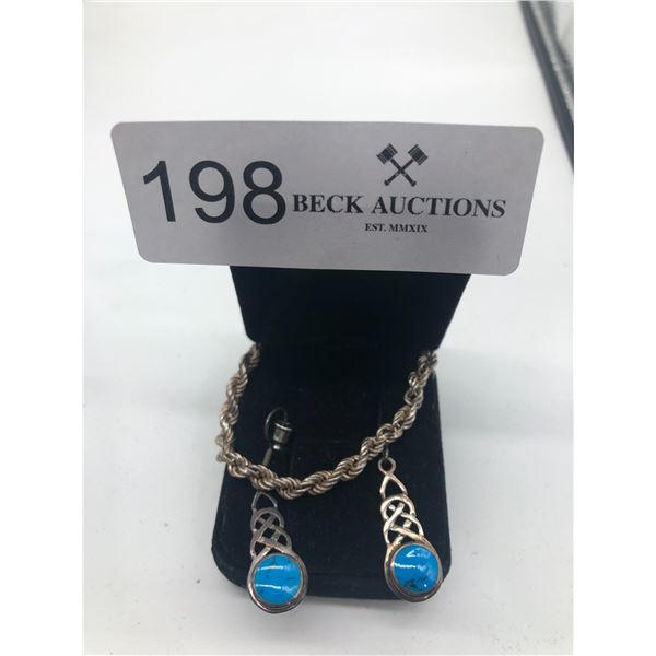 Beautiful Set Of Sterling Silver Jewelry