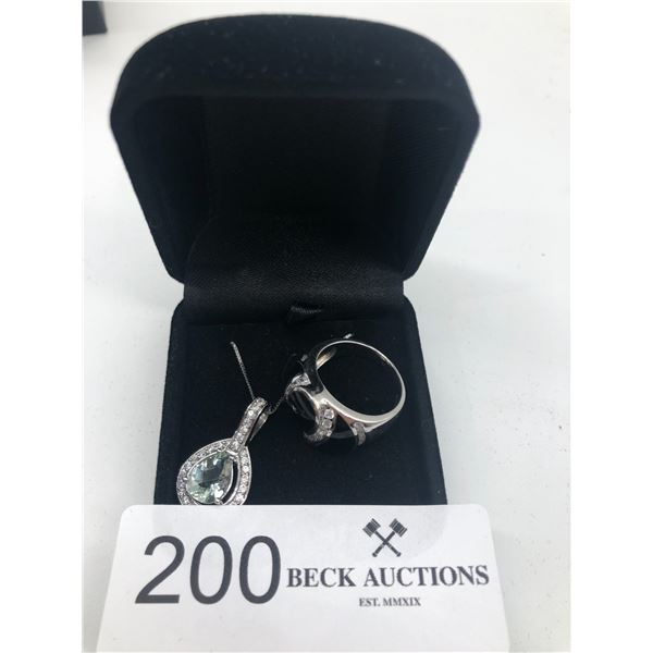 Beautiful Set Of Sterling Silver Jewelry