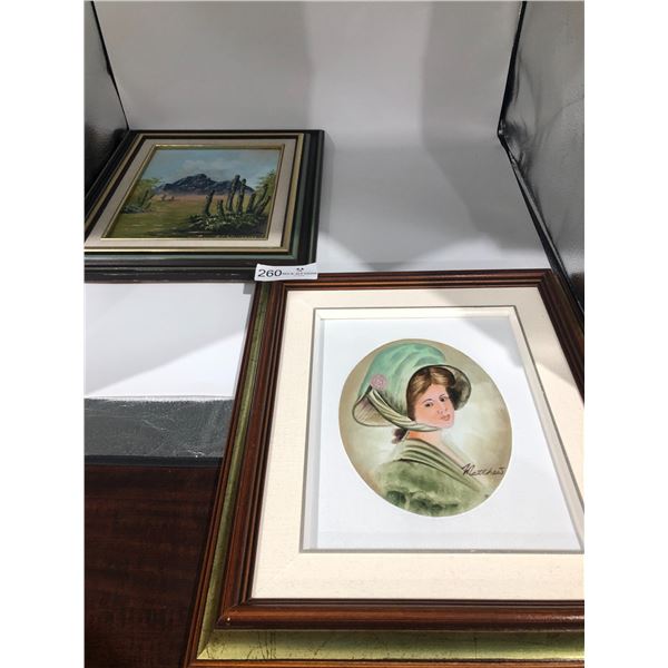 Framed Acrylic On Canvas Artwork