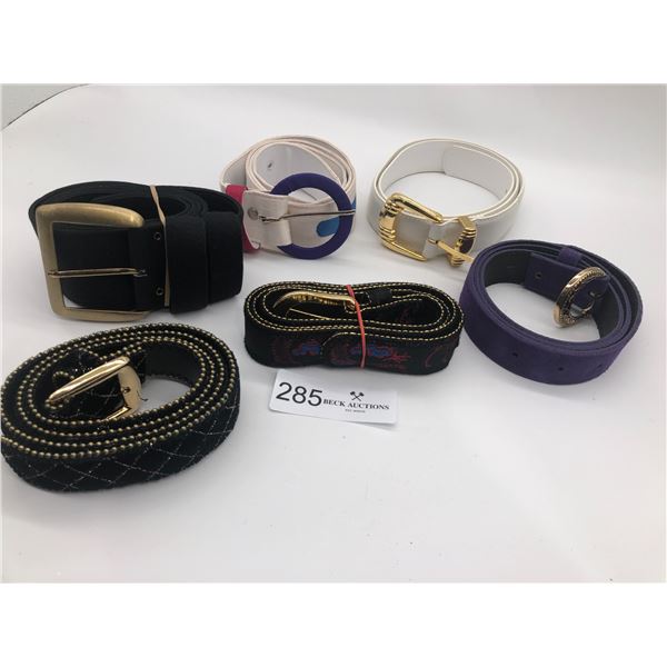 Collection Of Vintage Belts