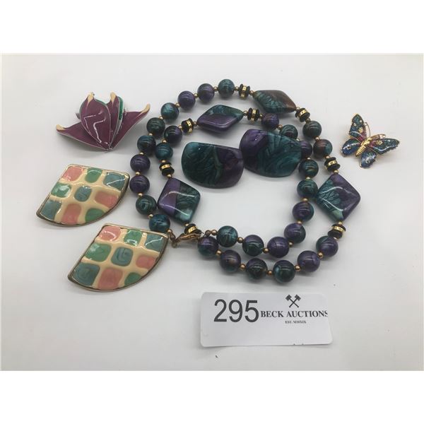 Beautiful Set Of Costume Jewelry