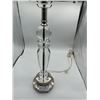 Image 1 : Glass Lamp Stand with Lamp Shade