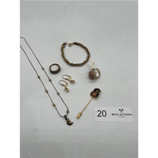 Costume Jewelry and Silver Neckless