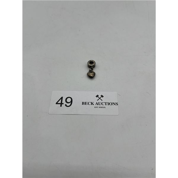 Silver heart pendant