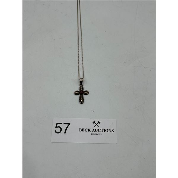 Silver Cross Necklace