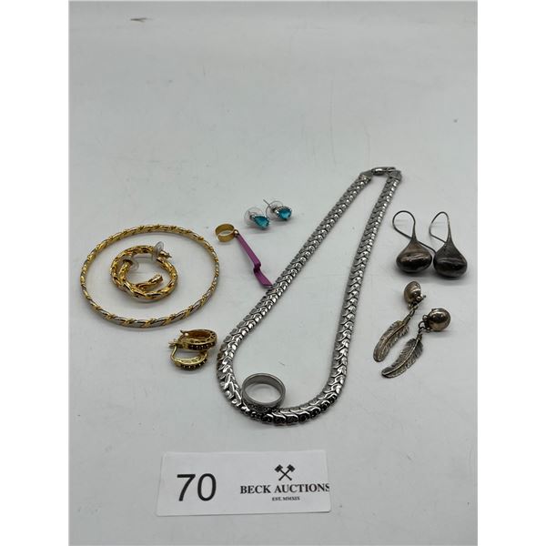 Costume Jewelry, Silver Earrings