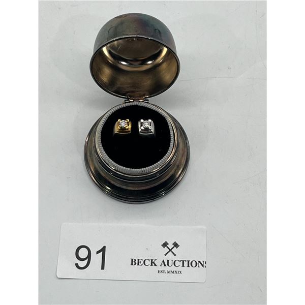 8k Gold Two Tone Ring Box Not Included