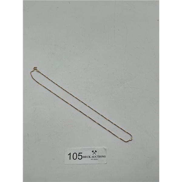 10K Gold Chain Necklace