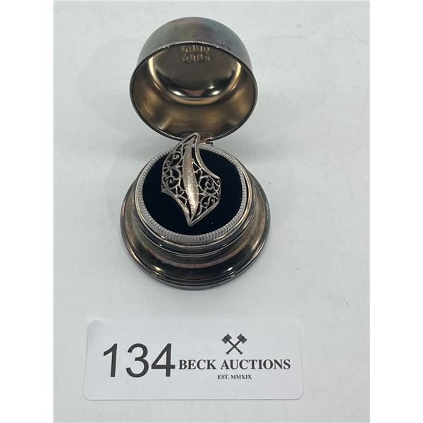 Silver ring Box Not Included