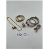 Image 1 : Costume jewelry and 14K Gold Earrings