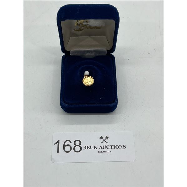 14k Gold Krugerrand Miniature pendant