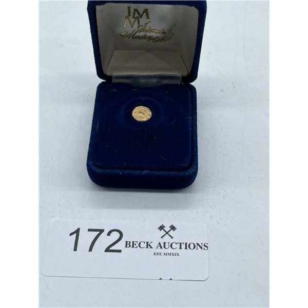 14k Gold Kruggerand Miniature