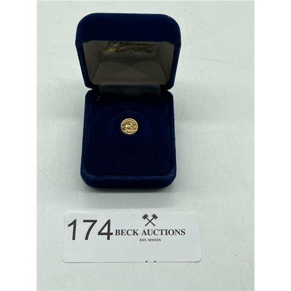 14k Gold Kruggerand Miniature