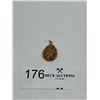 Image 1 : 10K Gold leaf pendant