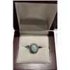 Image 1 : 14K Gold Opal Ring with Diamonds