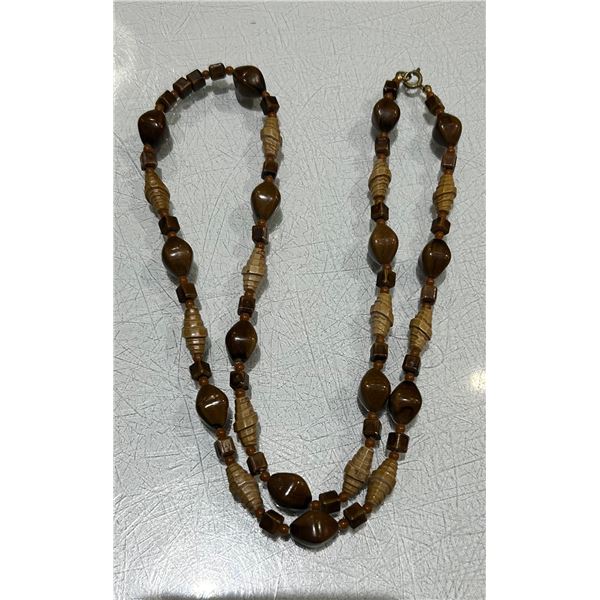 Wood Bead Neckless