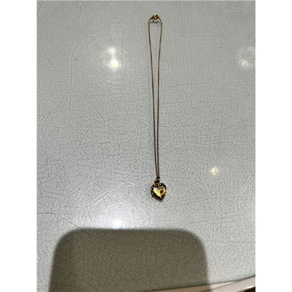 14K Gold Chain and 10K Gold Filled Pendant