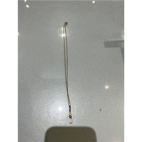 12K Gold Filled Chain and Costume Pendant