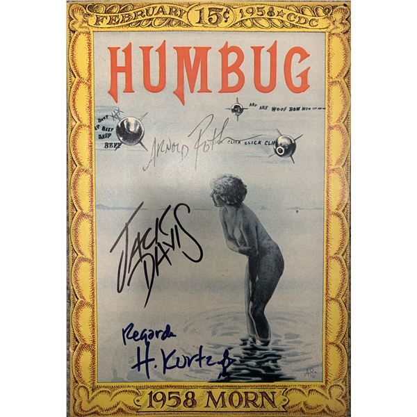 Humbug signed comic book