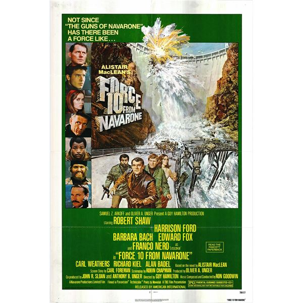 Force 10 from Navarone Original 1978 One Sheet Poster