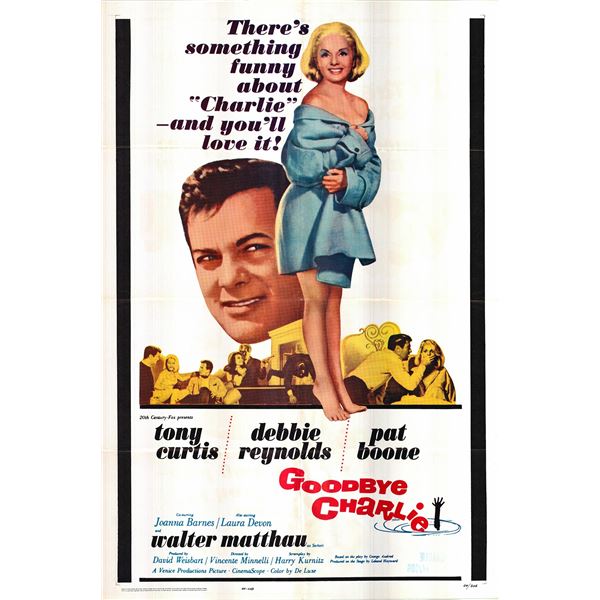 Goodbye Charlie Original 1964 Vintage One Sheet Poster