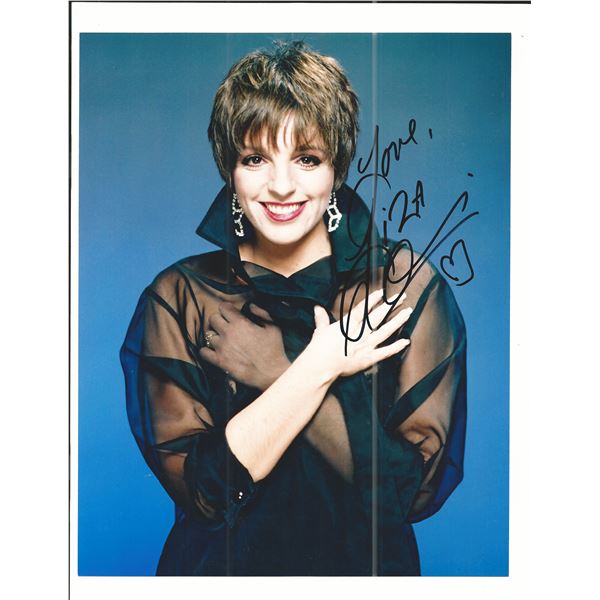 Liza Minelli signed photo