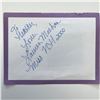 Image 1 : Miss New Hampshire Lauren Meehan signed note