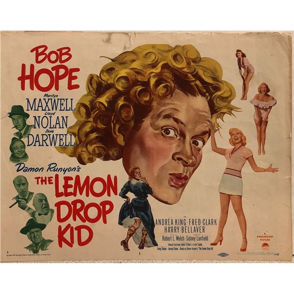 The Lemon Drop Kid Original 1951 Vintage Lobby Card