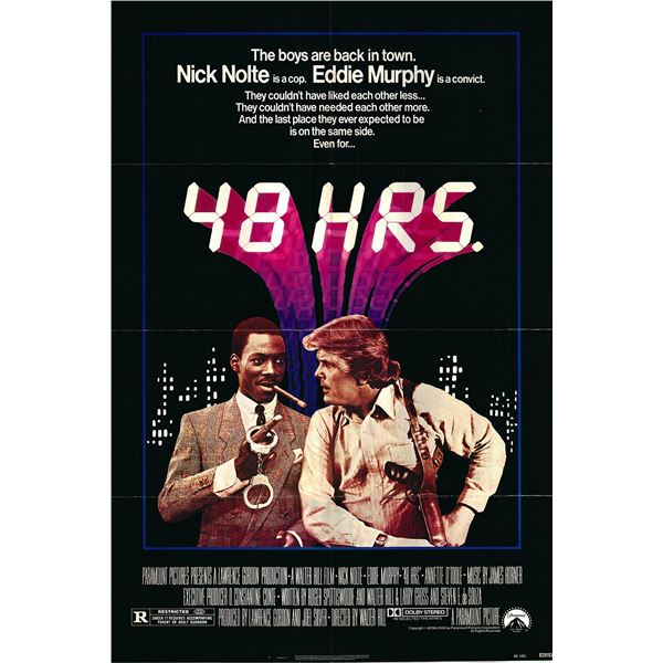 48 Hours Original 1982 Vintage One Sheet Poster