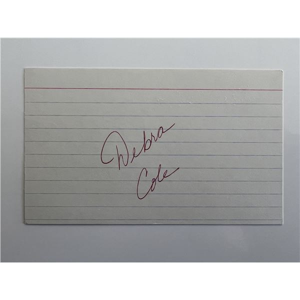 Debra Cole original signature