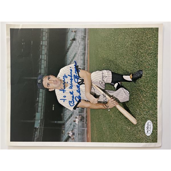 NY Yankees Clete Boyer signed photo