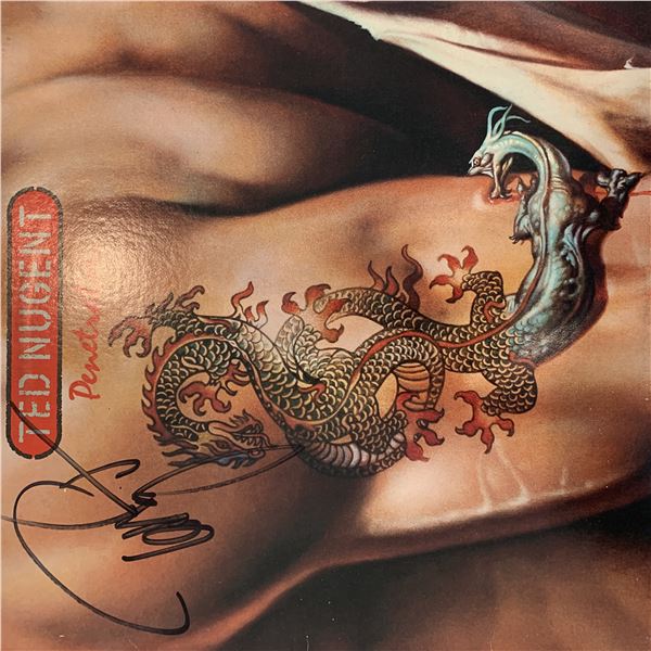 Ted Nugent signed Penetrator album