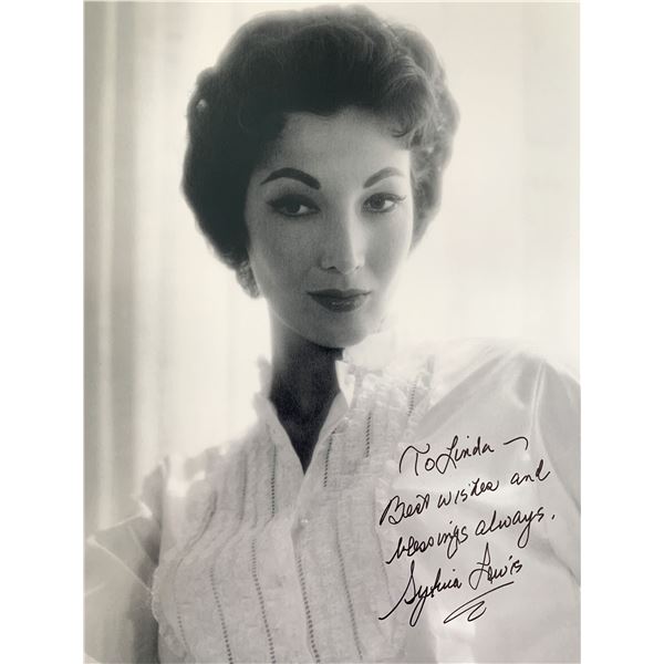 Sylvia Lewis signed photo