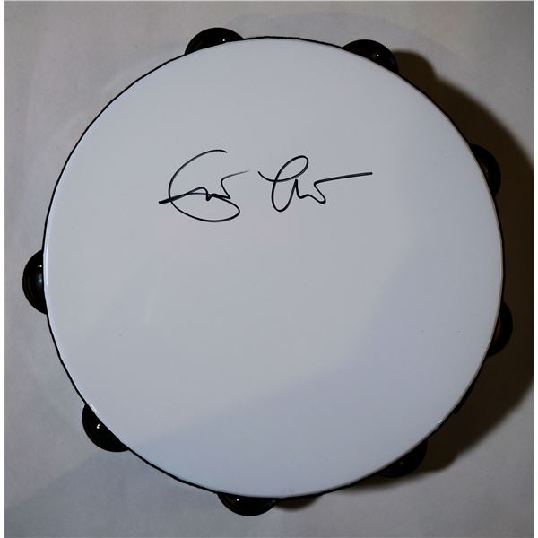Eric Clapton signed tambourine.
