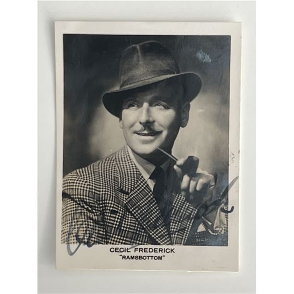 The Happidrome Cecil Frederick signed photo