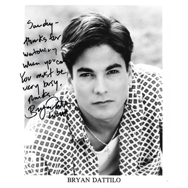Bryan Dattilo signed photo