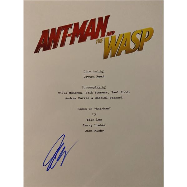 Ant-Man and the Wasp signed script cover