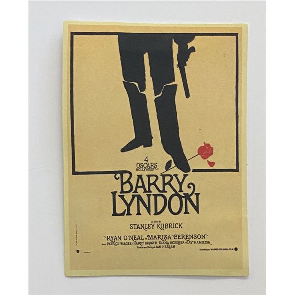 Barry Lyndon movie sticker