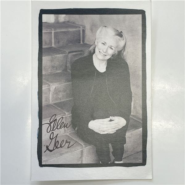 Ellen Geer signed photo