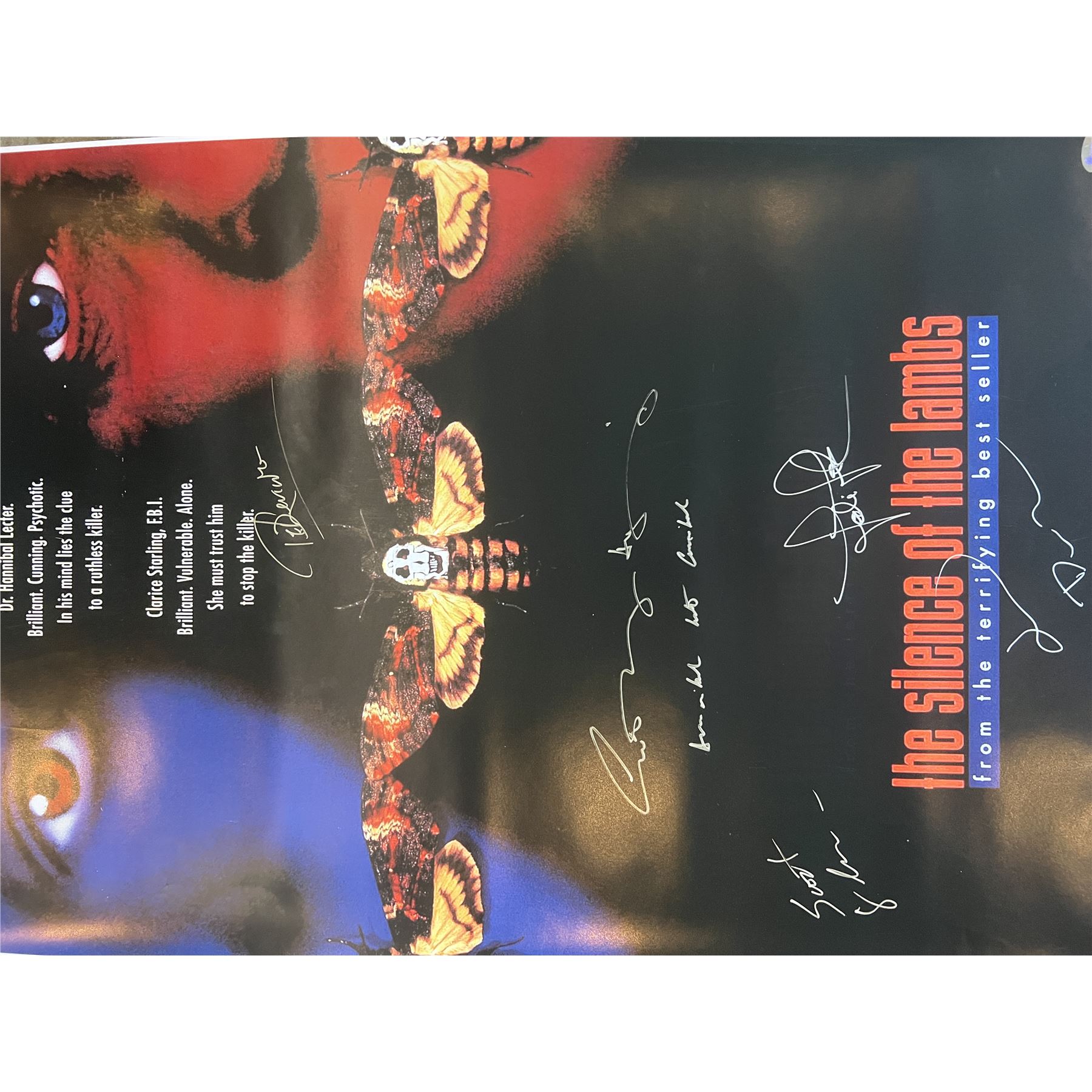 Silence Of The Lambs Cast Signed Movie Poster silence-of-the-lambs-cast-signed-movie-poster