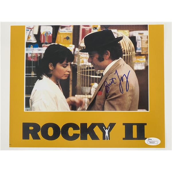 Rocky II Burt Young signed movie photo - JSA