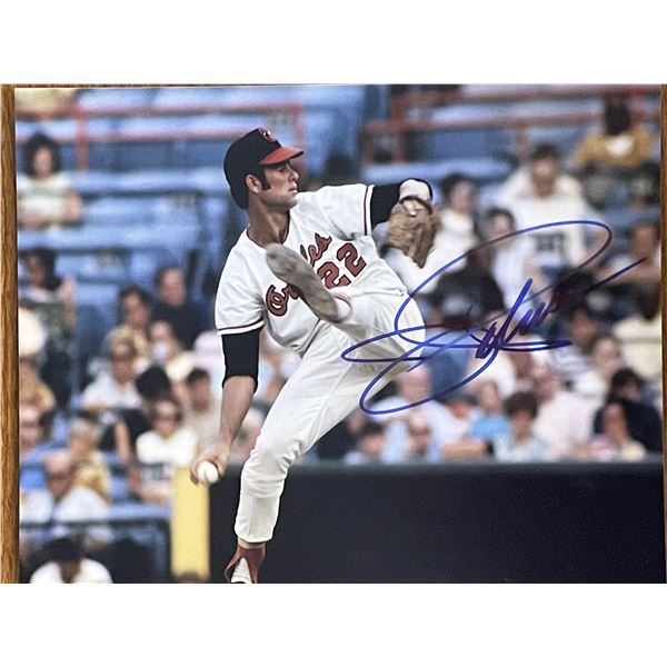 Orioles pitcher Jim Palmer signed photo