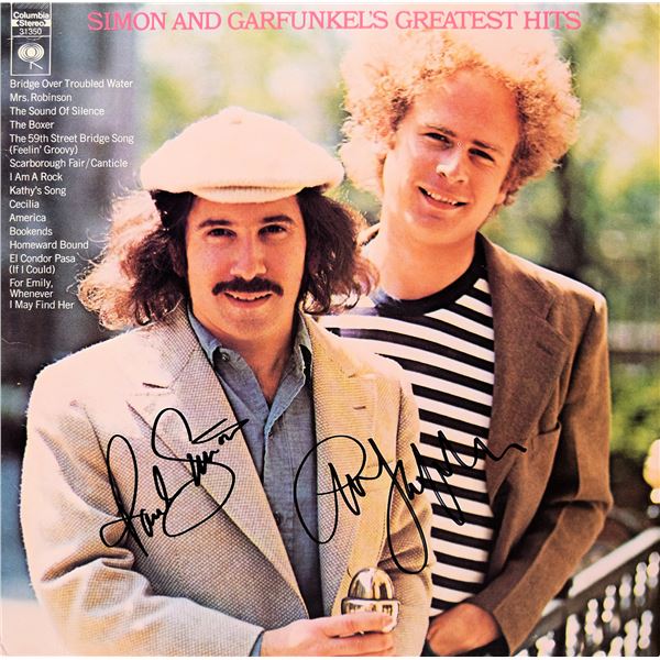 Simon & Garfunkel signed Greatest Hits album