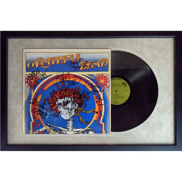 Grateful Dead signed custom framed vinyl album