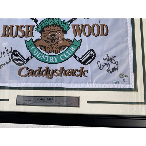 Caddyshack Bushwood Country Club signed flag